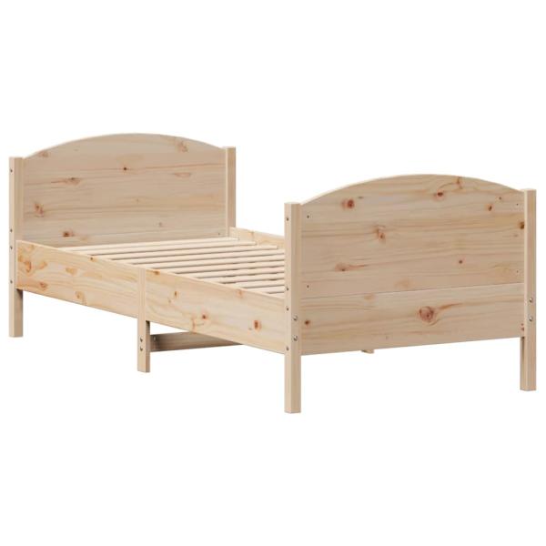 Massivholzbett ohne Matratze 100x200 cm Kiefernholz