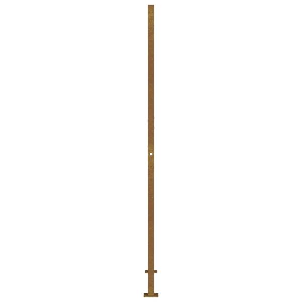 Gartentor 105x180 cm Cortenstahl Quadratisches Design
