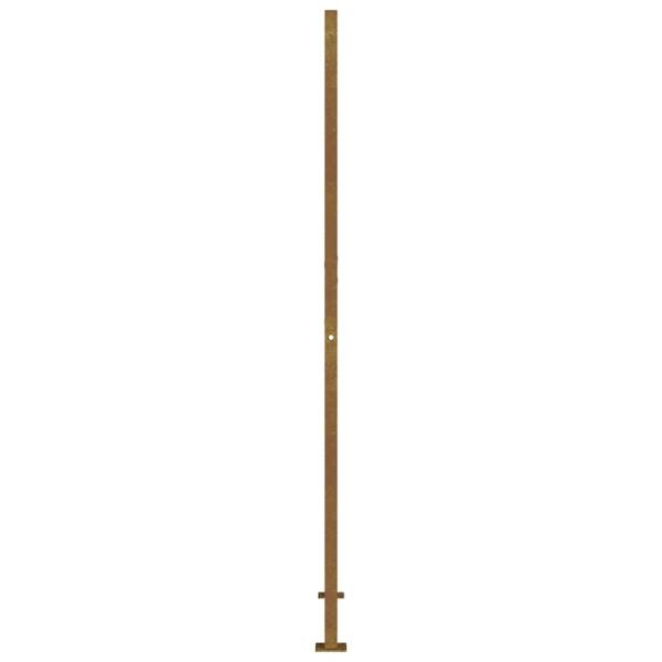 Gartentor 105x180 cm Cortenstahl Quadratisches Design