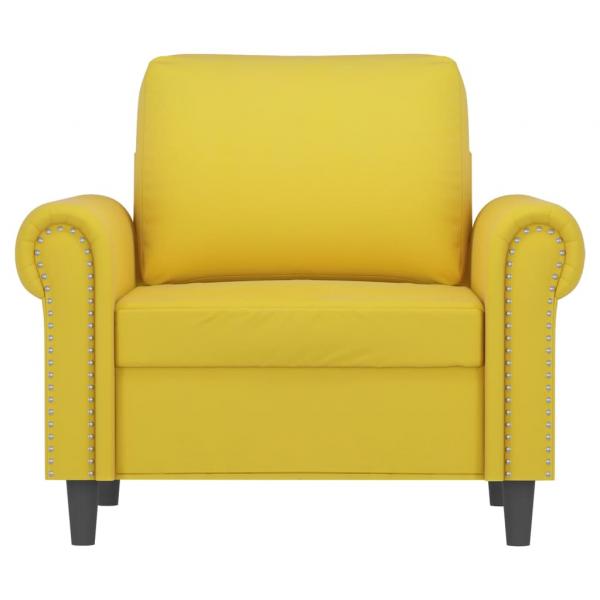 Sessel Gelb 60 cm Samt