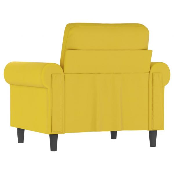 Sessel Gelb 60 cm Samt