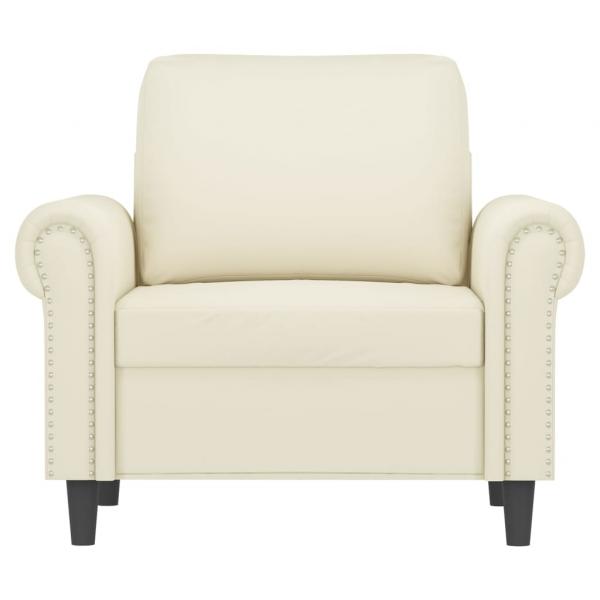 Sessel Creme 60 cm Samt