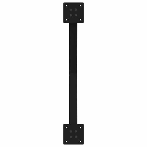 Couchtischbeine X-Form 2 Stk. Schwarz 70x(42-43) cm Stahl
