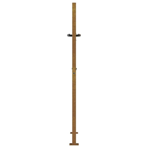 Gartentor 105x155 cm Cortenstahl Bambus-Design