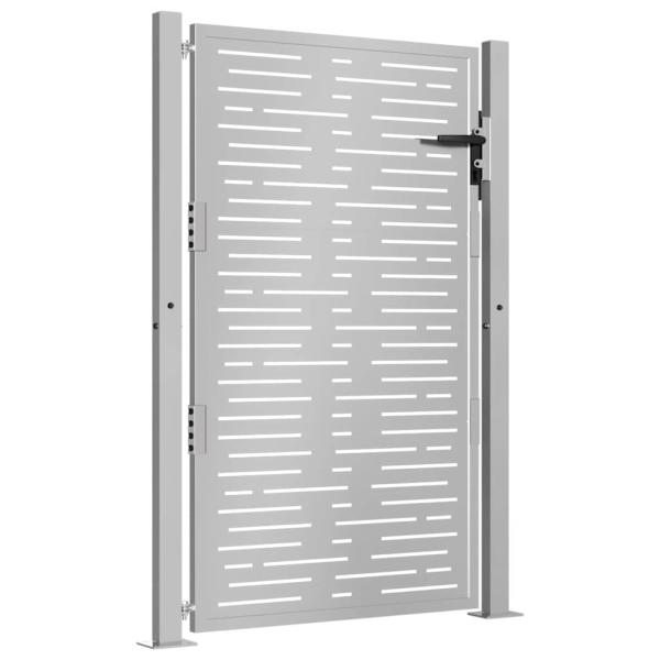 Gartentor 105x130 cm Cortenstahl Quadratisches Design
