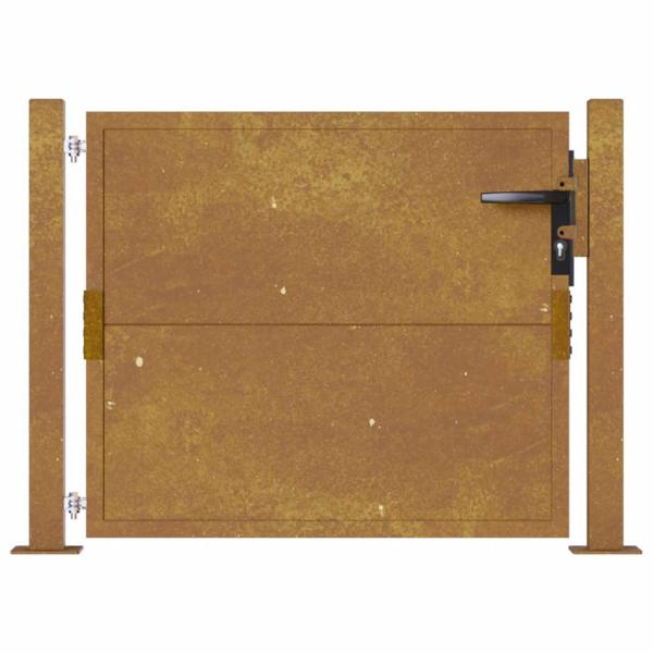 Gartentor 105x105 cm Cortenstahl