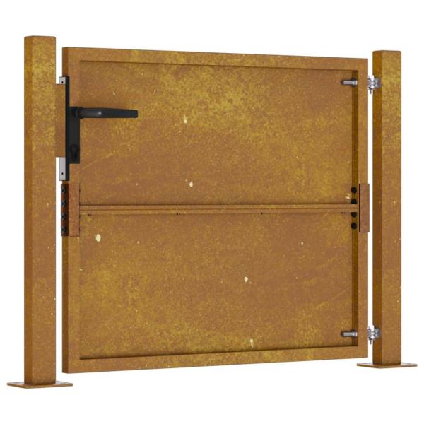 Gartentor 105x105 cm Cortenstahl
