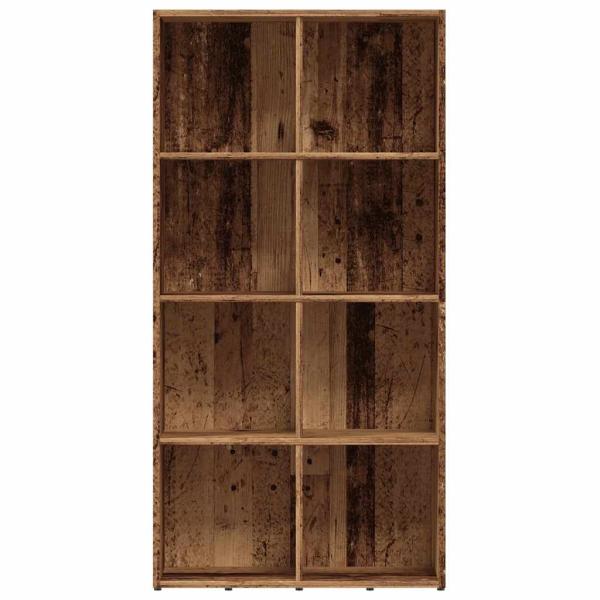 Bücherregal Altholz-Optik 66x30x130 cm Holzwerkstoff