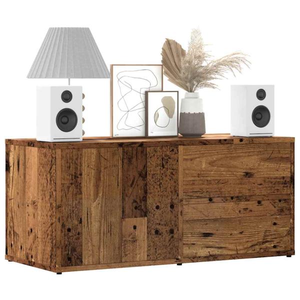 ARDEBO.de - TV-Schrank Altholz-Optik 80x34x35,5 cm Holzwerkstoff