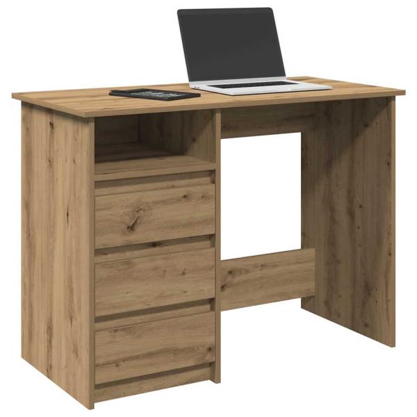 ARDEBO.de - Schreibtisch Artisan-Eiche 102x50x75 cm Holzwerkstoff