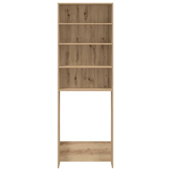 Waschmaschinenregal Artisan-Eiche 64x24x190 cm