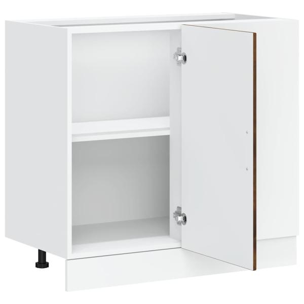 Spülenunterschrank Räuchereiche Holzwerkstoff