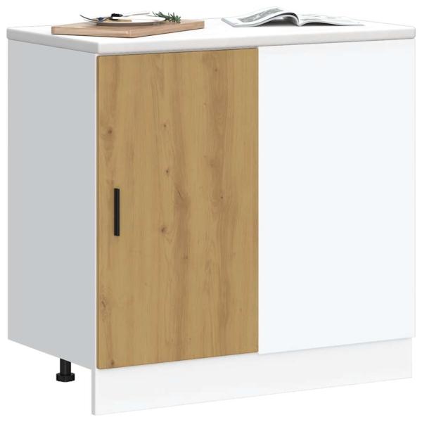 Spülenunterschrank Artisan-Eiche Holzwerkstoff
