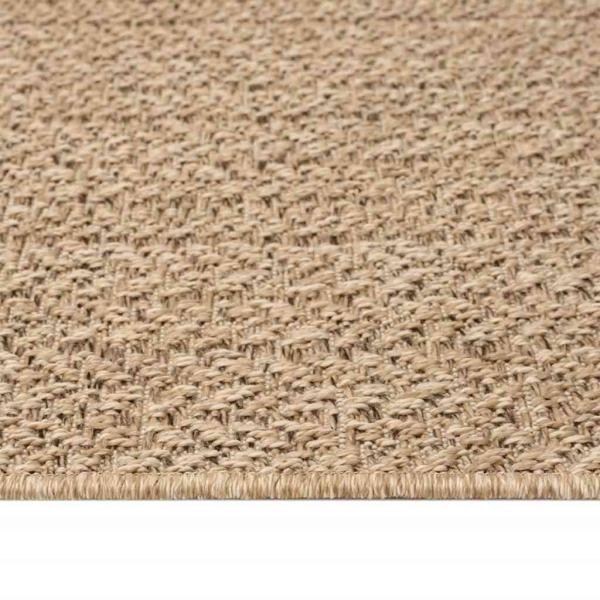 Teppich ZIZUR Beige 160x230 cm Jute-Optik Indoor und Outdoor