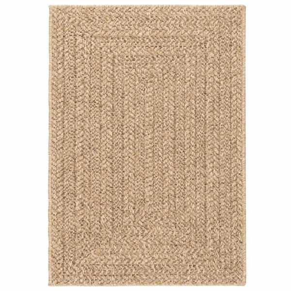 Teppich ZIZUR Beige 120x170 cm Jute-Optik Indoor und Outdoor