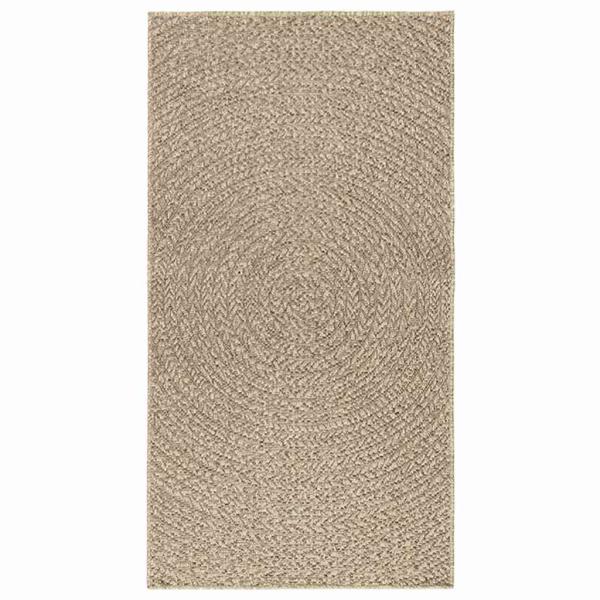 Teppich ZIZUR Beige 80x150 cm Jute-Optik Indoor und Outdoor
