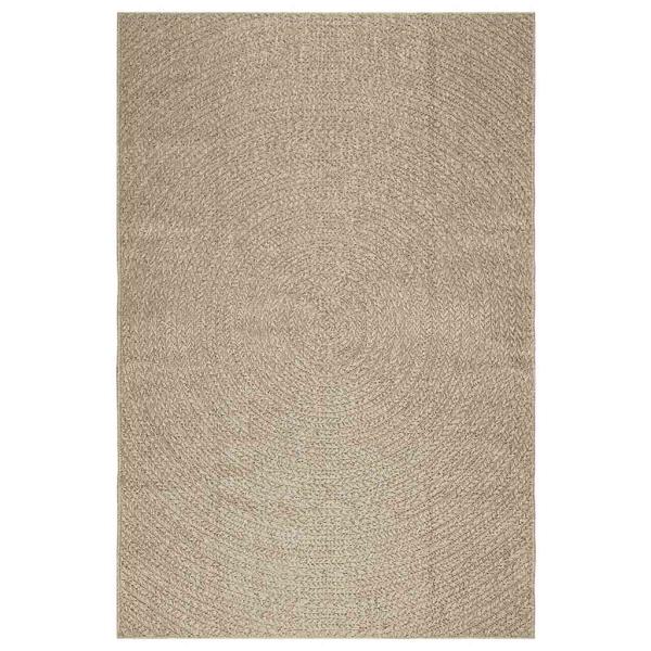 Teppich ZIZUR Beige 160x230 cm Jute-Optik Indoor und Outdoor