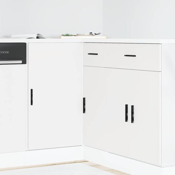 ARDEBO.de - Spülenunterschrank Weiß Holzwerkstoff