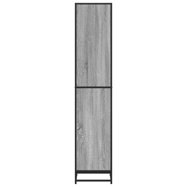 Bücherregal Grau Sonoma 40x35x170,5 cm Holzwerkstoff