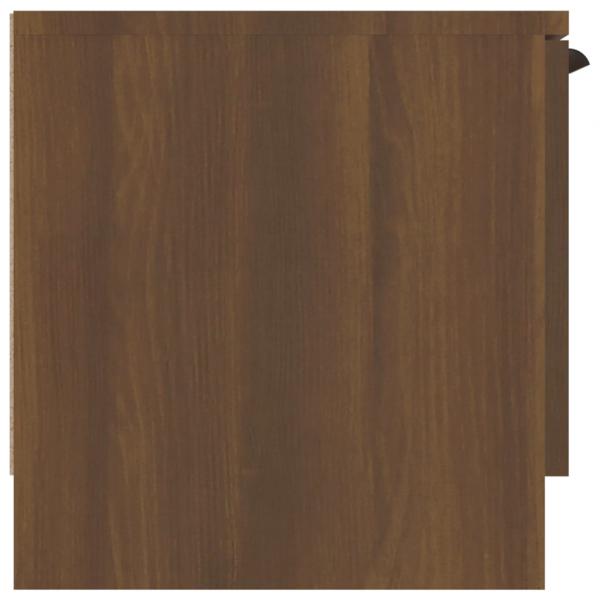 TV-Schrank Braun Eichen-Optik 102x35x36,5 cm Holzwerkstoff