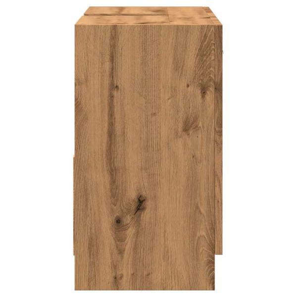 Waschbeckenschrank Artisan-Eiche 63x30x54 cm Holzwerkstoff