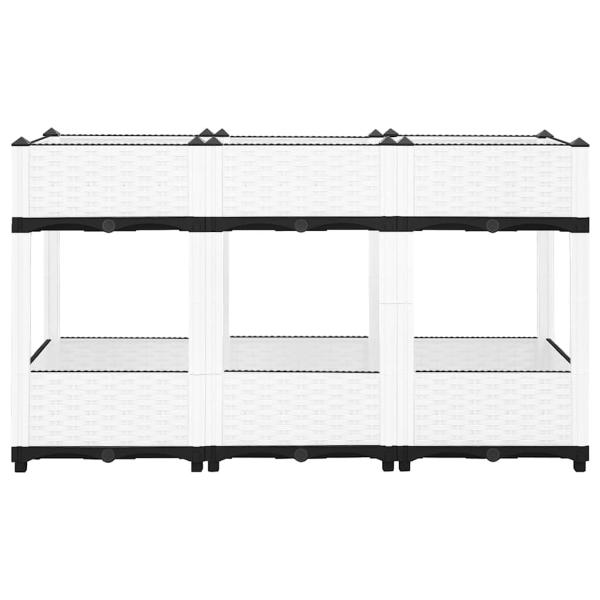 Hochbeet 120x40x71 cm Polypropylen