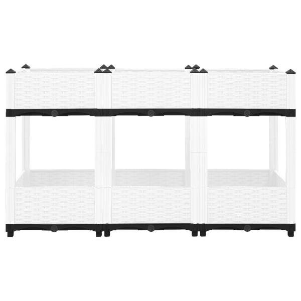 Hochbeet 120x40x71 cm Polypropylen