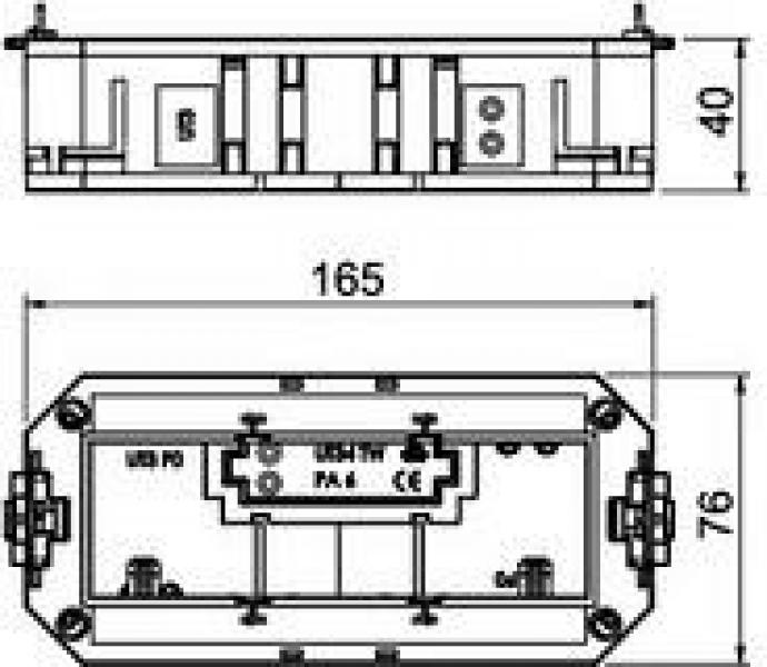 Bettermann UT3 45 3 Universalträger (7408723), 165 mm