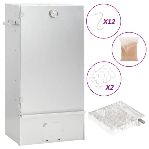 ARDEBO.de - Räucherofen mit Kaltrauchgenerator Verzinkter Stahl