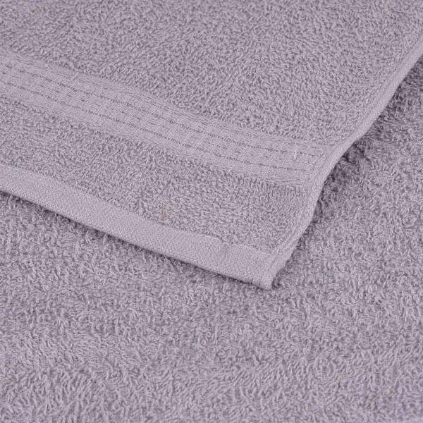 Duschtücher 10 Stk. Grau 70x140 cm 360 g/m² 100% Baumwolle