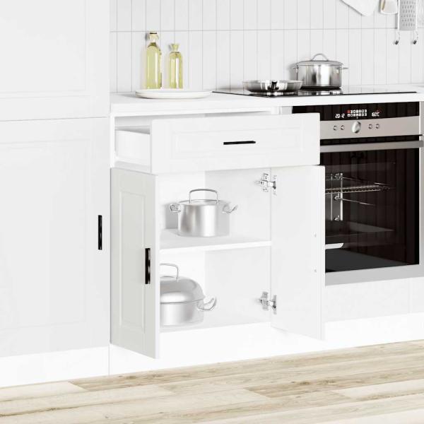 Küchenunterschrank Porto Weiß Holzwerkstoff