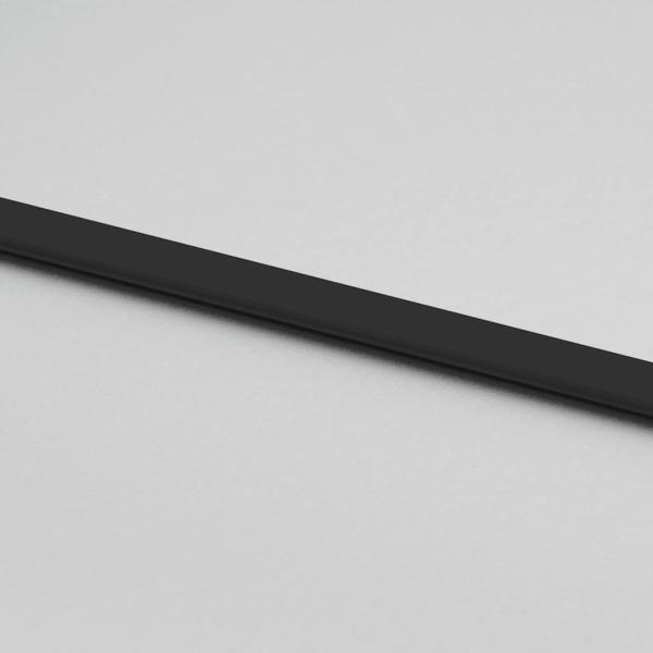 Schiebetür mit Beschlag 76x205 cm Hartglas & Aluminium