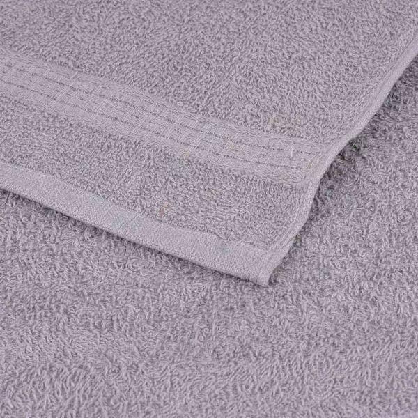 Badetücher 10 Stk. Grau 100x150 cm 360 g/m² 100% Baumwolle