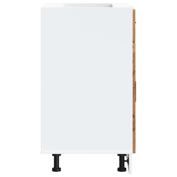 Küchenunterschrank Porto Altholz-Optik Holzwerkstoff