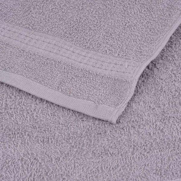 Duschtücher 4 Stk. Grau 70x140 cm 360 g/m² 100% Baumwolle