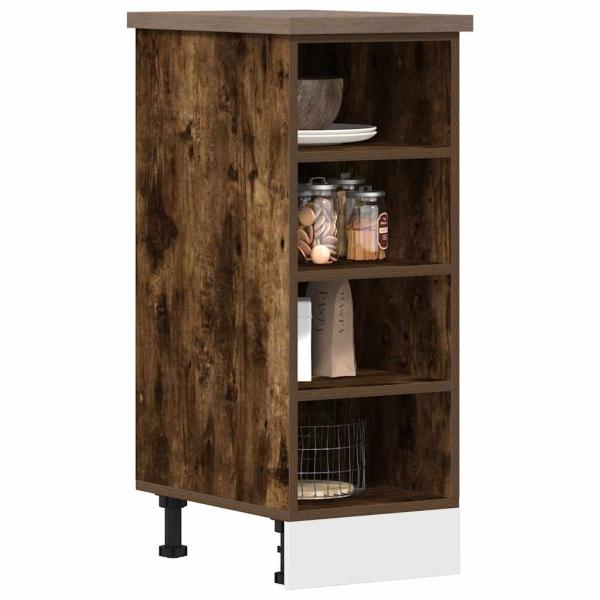 ARDEBO.de - Unterschrank Räuchereiche 30x44,5x81,5 cm Holzwerkstoff