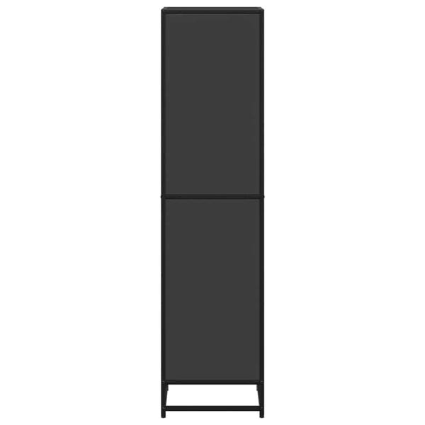 Bücherregal Schwarz 40x35x139 cm Holzwerkstoff