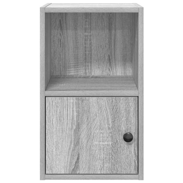 Bücherregal Grau Sonoma 31x24x52 cm Holzwerkstoff