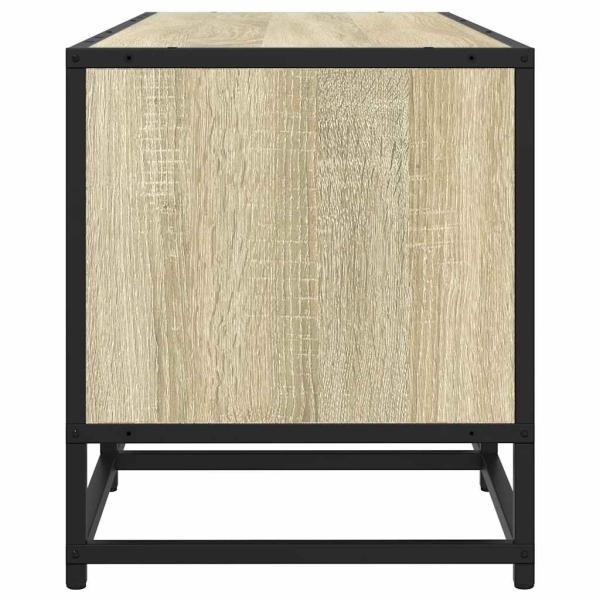 TV-Schrank Sonoma-Eiche 160x35x41 cm Holzwerkstoff und Metall