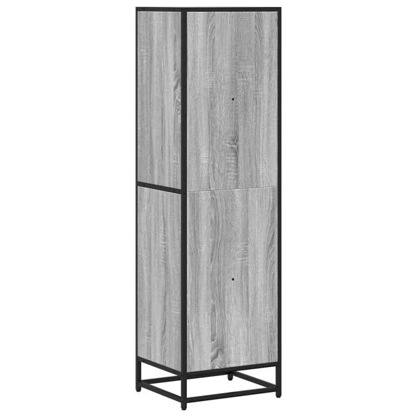B?cherregal Grau Sonoma 40x35x139 cm Holzwerkstoff