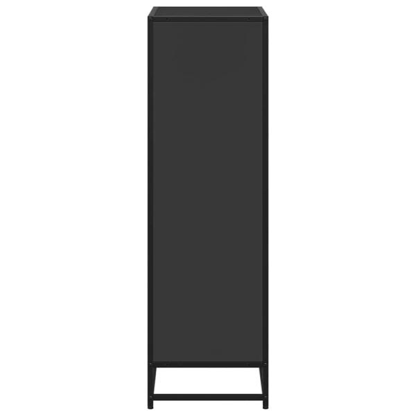 Bücherregal Schwarz 65,5x33x107,5 cm Holzwerkstoff