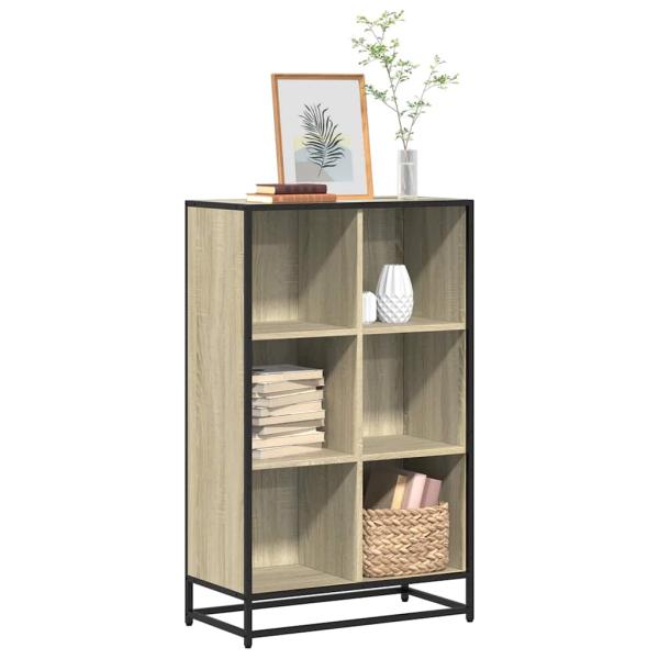 ARDEBO.de - Bücherregal Sonoma-Eiche 65,5x33x107,5 cm Holzwerkstoff