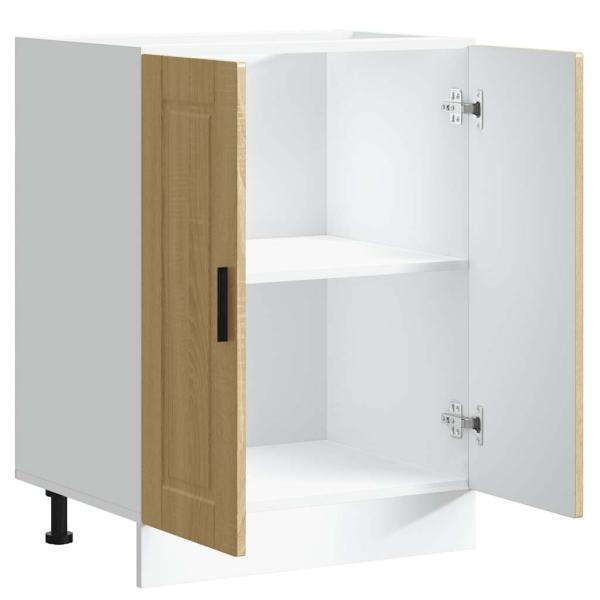 Küchenunterschrank Porto Sonoma-Eiche Holzwerkstoff