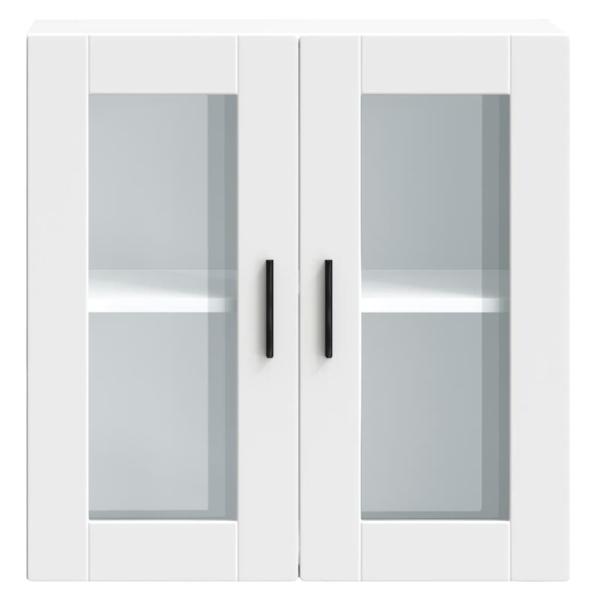 Küchen-Hängeschrank mit Glastür Porto Weiß
