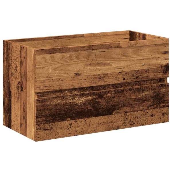 Badmöbel-Set Altholz-Optik Holzwerkstoff