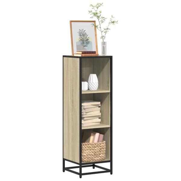 ARDEBO.de - Bücherregal Sonoma-Eiche 33,5x33x107,5 cm Holzwerkstoff