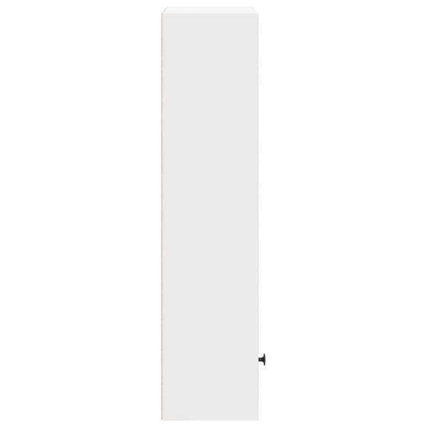 Bücherregal Weiß 31x24x102 cm Holzwerkstoff