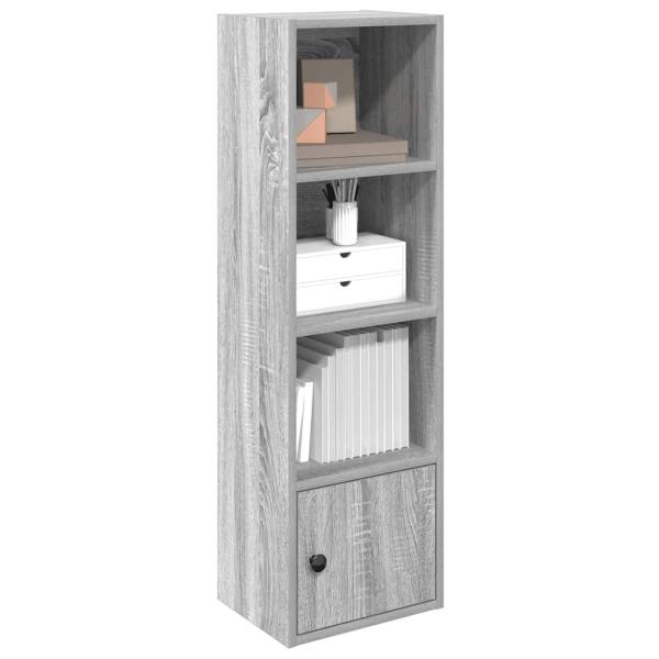 ARDEBO.de - Bücherregal Grau Sonoma 31x24x102 cm Holzwerkstoff