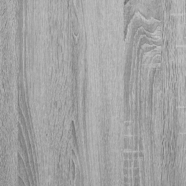 Bücherregal Grau Sonoma 31x24x102 cm Holzwerkstoff