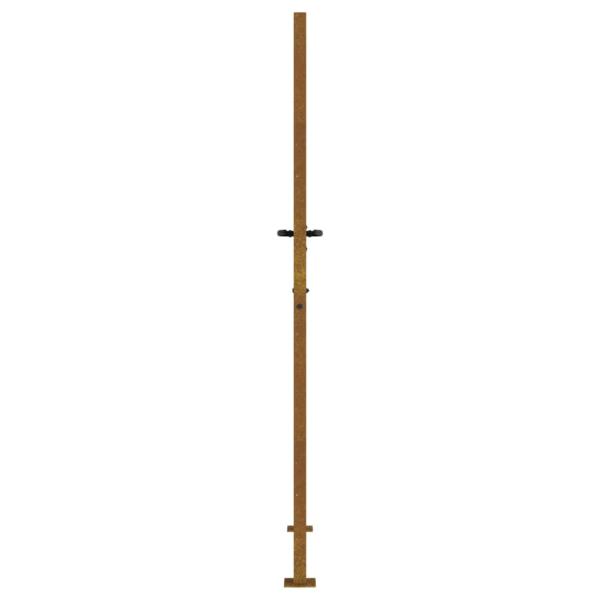Gartentor 105x205 cm Cortenstahl Bambus-Design